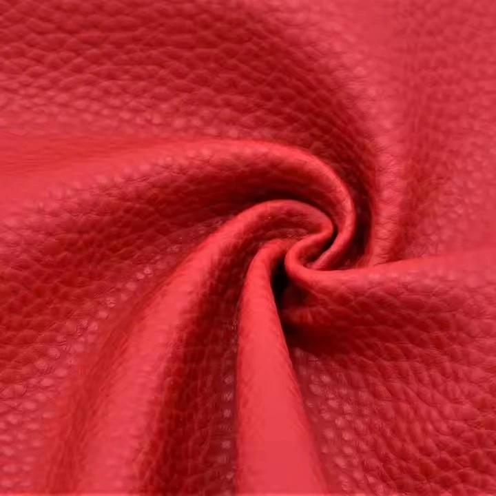 Scratch Resistant Faux Leather Eco-Friendly Abrasion-resistant Litchi Grain Imitation Leather For Car Seats Fabric